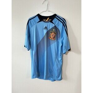 Adidas España RFCF Spain Soccer Jersey Sz LG Blue Campeones 1964 De Europa 2008